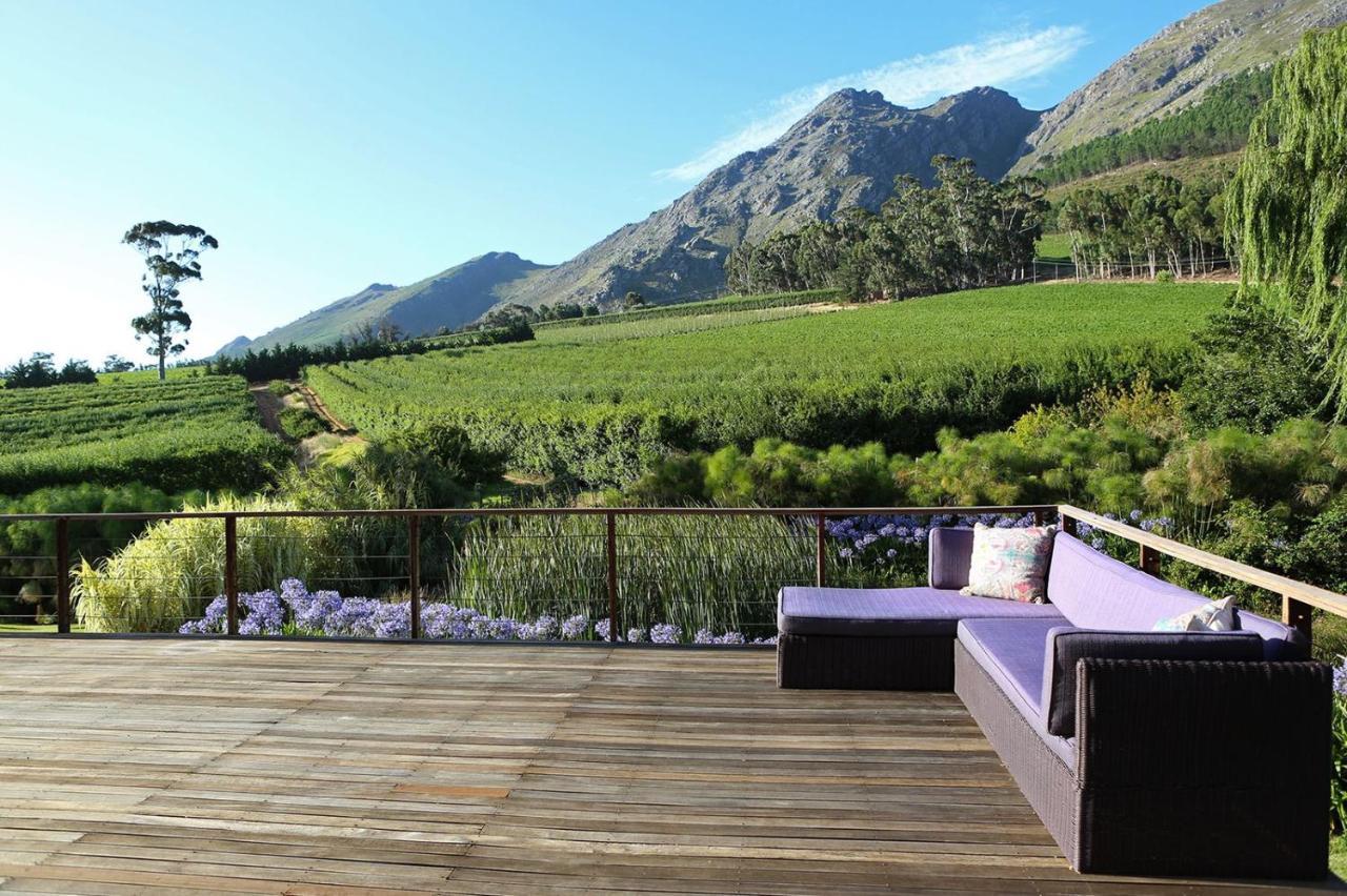 De Luc Farmhouse Ultimate Country Privacy Franschhoek Exteriör bild